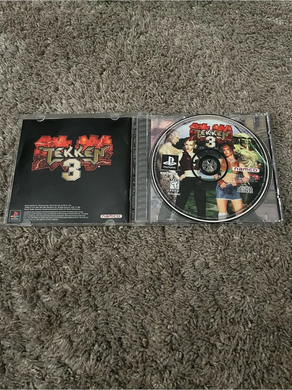 Sony PlayStation Tekken 3 Red and Black Cover